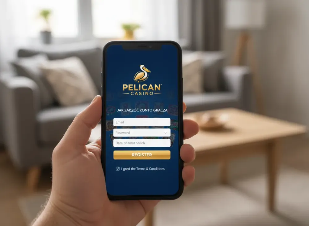 Pelican casino register - jak założyć konto gracza